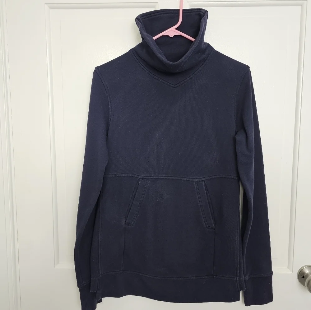 Lululemon Press Pause Pullover Sweatshirt Midnight Navy Size 4